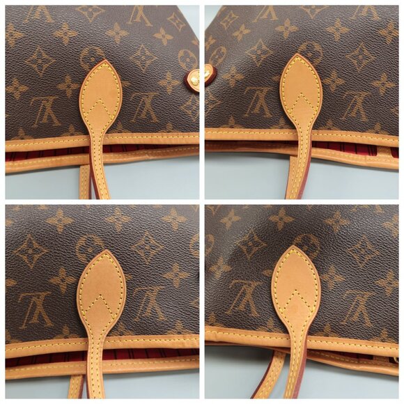 Louis Vuitton Neverfull Brown W/P Monogram Canvas Shoulder Bag - Picture 8 of 12